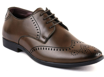 

J- J10 Casual Shoe for Men's 1502 Brown  Derby For Men(Brown