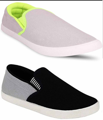 

JETTER Loafers For Men(Green, Grey, Grey green+bk grey