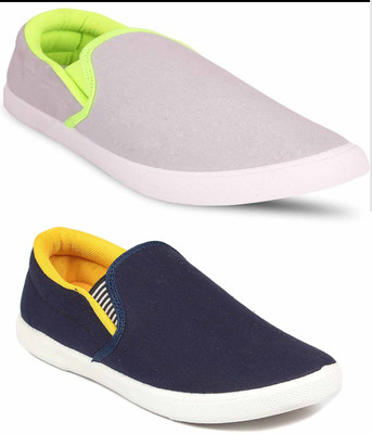 

JETTER Loafers For Men(Green, Yellow, Grey green+blue yellow