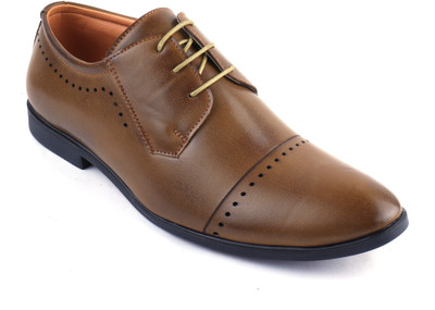 

J- J10 Casual Shoe for Men's 1507 Teak  Derby For Men(Tan