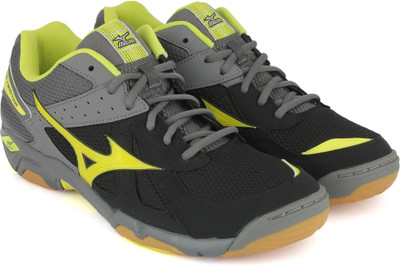 

Mizuno Wave Twister 4 Running Shoes For Men(Multicolor, Black / bolt / steel grey