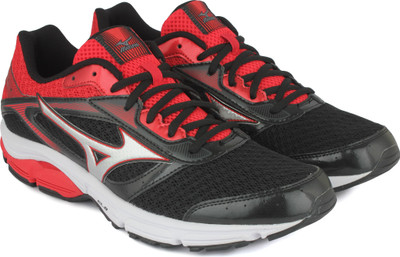 

Mizuno Running Shoes For Men(Black, Red, Black / silver / high risk red