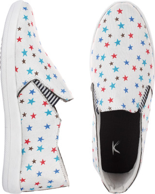 

Kzaara Loafers For Men(Multicolor, White