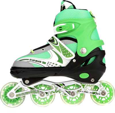 

VEERA V 733 Large In-line Skates - Size 6-9 UK(Green)