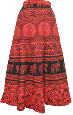 freya studio Floral Print Women Wrap Around Multicolor Skirt Flipkart