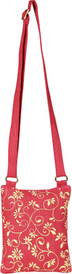 

Jute Cottage Women Red Jute Sling Bag