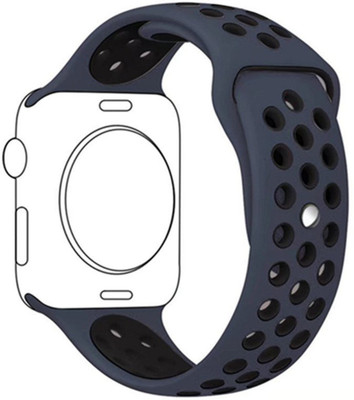 

House of Quirk Silicone iwatch Band Strap for 42mm(WATCH NOT INCLUDED) Dark Blue Smart Watch Strap(Blue)