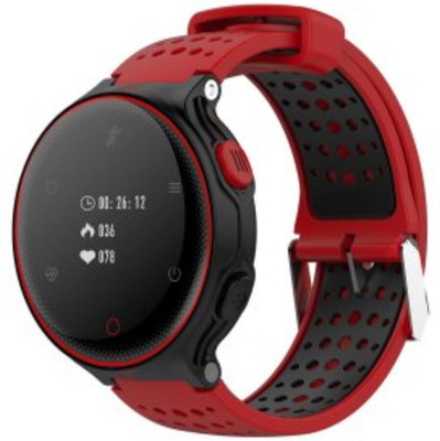 

True Store ™ X6 Smart Fitness Band Blood Pressure Oxygen Heart Rate Monitor Smart Watch Waterproof Bluetooth Smart Bracelet For IOS Android devices (Multicolor) Smartwatch(Red, Black Strap Strap Free Size), Black;red