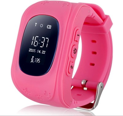 

CartBug Q50 Kids Smart Watch | Smart Wrist Watch With GPS Tracker and Sim Support System | Tracker Functions Of Kids Safety | Calling Function |Compatible with VIVO V9 Pink Smartwatch(Pink Strap Regular)