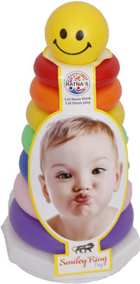 

Ratnas SMILEY RING BIG STACKER FOR KIDS(Multicolor)