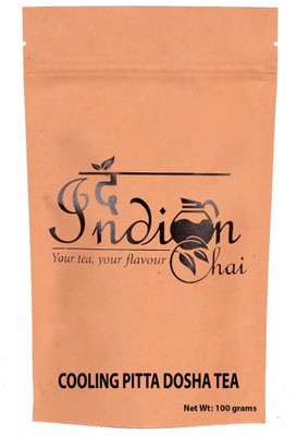 

The Indian Chai Cooling Pitta Dosha Tea Cardamom, Liquorice, Ginger, Cinnamon, Fennel, Brahmi, Rose Herbal Infusion Vacuum Pack(100 g)