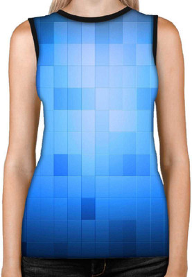 Snoogg Casual Sleeveless Printed Women
