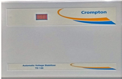

Crompton ACG130VAC Voltage Stabilizer Voltage Stabilizer(White)