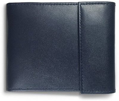 

Firdekho Men Blue Genuine Leather Money Clip(3 Card Slots), Navy
