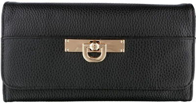 

Gio Collection Women Black Artificial Leather Wallet(6 Card Slots)