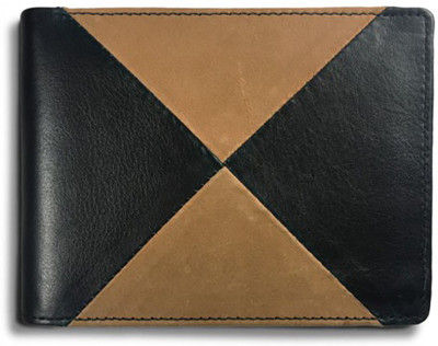 

Firdekho Men Tan, Black Genuine Leather Wallet(6 Card Slots)