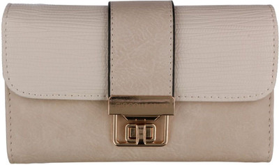 

Gio Collection Women Beige Artificial Leather Wallet(6 Card Slots)