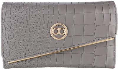 

Gio Collection Women Grey Artificial Leather Wallet(4 Card Slots)