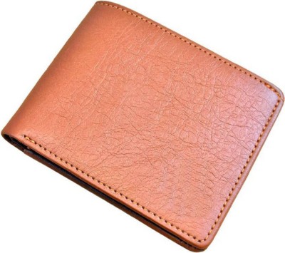 Mundkar Boys Tan Artificial Leather Wallet(7 Card Slots)