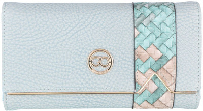 

Gio Collection Women Blue Artificial Leather Wallet(6 Card Slots)