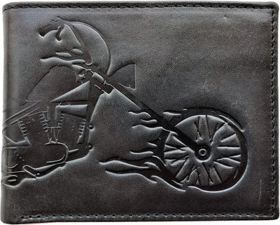 

Royal Scot Grey Men Black Genuine Leather Wallet(6 Card Slots)