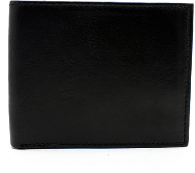 

Delma Boys Black Genuine Leather Wallet(10 Card Slots)