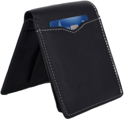 

UrbanGalore Men Black Genuine Leather Wallet(8 Card Slots)