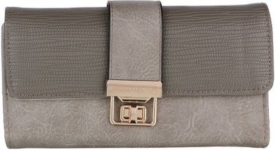 

Gio Collection Women Grey Artificial Leather Wallet(6 Card Slots)