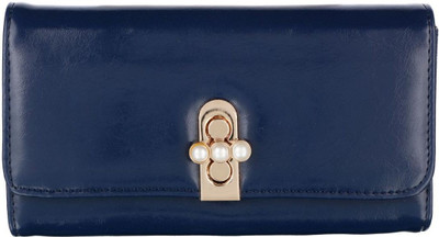 

Gio Collection Women Blue Artificial Leather Wallet(6 Card Slots)