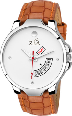 

Ziera ZR7081 Leather Strap DAY & Date Boy's wrist Watch - For Men