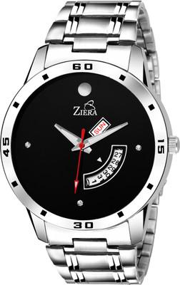 

Ziera ZR7082 Stainless silver Strap DAY & Date Boy's wrist Watch - For Men
