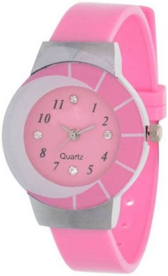 

Miss Perfect Pink Moon Printed Dial With Pu Strap Love Design Watch 003 For Women And Girls Watch Watch - For Men & Women