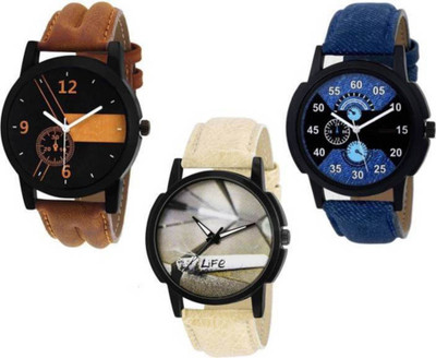 

SkyLona New Stylish Attractive Combo Watch - For Men