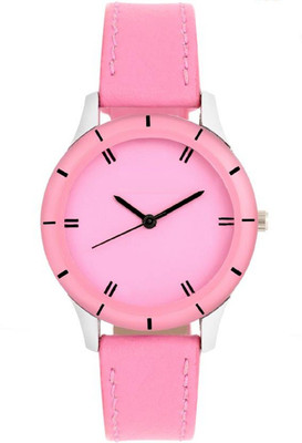 

Miss Perfect PINK Leather watc Watch - For Men & Women