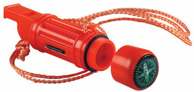 

Coleman 5-in-1 Survival Whistle Pealess Whistle(Orange, Pack of 1)