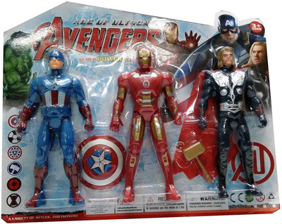 

Clastik Super Heroes - 3 in 1 Action Figure Set(Multicolor)