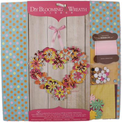 

Tootpado DIY Blooming Wreath (Heart BW03) - Pink - (CDIY14)