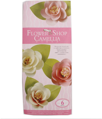 

Tootpado Easy Paper Kit Camellia Flowers (FS06) - (CDIY06) - Paper Flower Making Kit