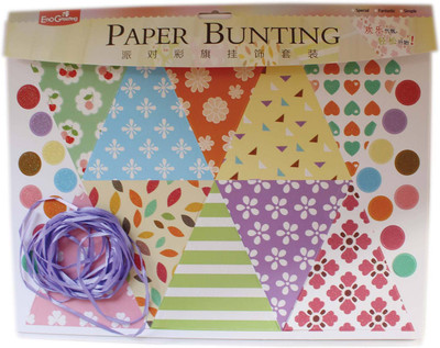 

Tootpado Celebrations Paper Bunting Kit (EPB1501) - 10 Designs 40 Pcs (CDIY17)