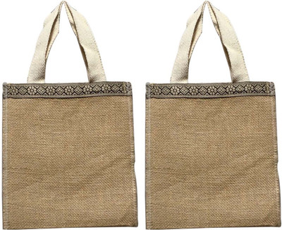 

Srujan SHLB-11 Brown (pack of 2) Lunch Bag(Brown, 10 L)