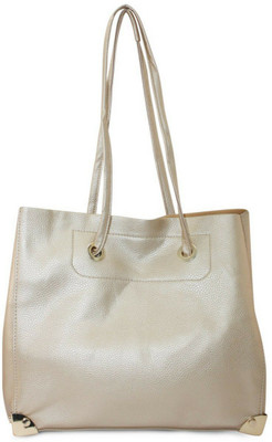 

LACIRA Women's Shoulder Bag, Hard Leather, Satchel, Card holder and handbag Shoulder Bag(Gold, 3 L)