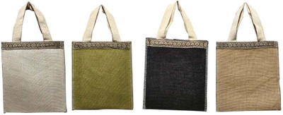 

Srujan SHLB-18 Multi (pack of 3) Lunch Bag(White, Green, Black, Brown, 10 L)