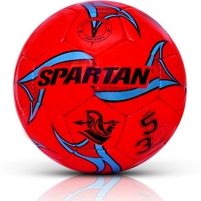 

Spartan 4 PLY PVC Football - Size: (Pack of 1, Red