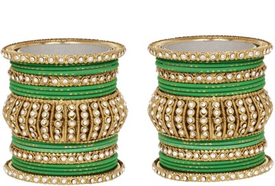 Sanara Brass, Alloy Gold-plated Bangle Set(Pack of 34)