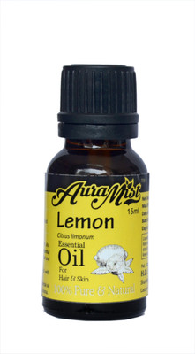 

AuraMist Aura Mist Lemon 100% Pure And Natural Therapeutic Essential Oil - 15ml*2=30ml(30 ml)
