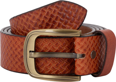 

Exotique Men Casual Tan Genuine Leather Belt