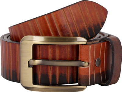 

Exotique Men Casual Brown Genuine Leather Belt