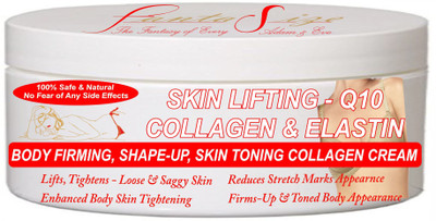 

FANTASIZE Q10 SKIN LIFTING, BODY FIRMING, ENHANCE SHAPE-UP SAGGY & LOOSE SKIN TIGHTENING & STRETCH MARKS REDUCTION CONCENTRATE CREAM WITH COLLAGEN, ELASTIN(100 g)