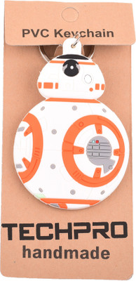 

Techpro Doublesided Rubber Star Wars The Force Awakens Sphero Droid Design Key Chain(Multicolor)