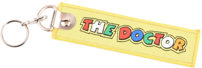 

Techpro Double sided ClothValentino Rossi The Doctor Yellow Design Key Chain(Multicolor)